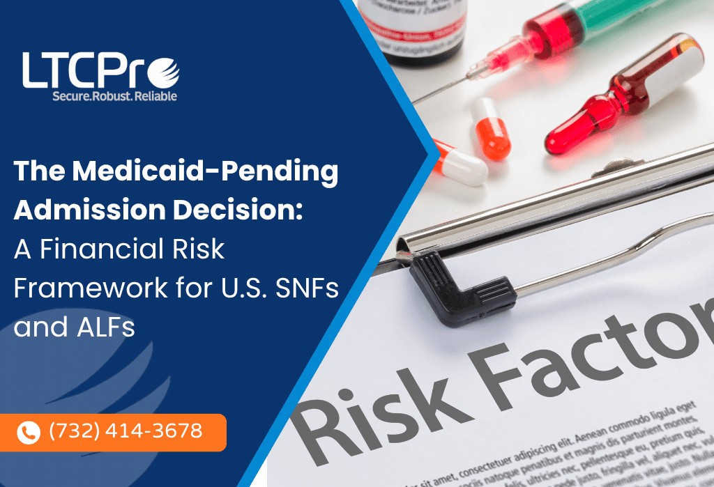 Medications and risk factor document representing Medicaid pending admission decisions for skilled nursing facilities