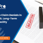 Rejected stamp on billing document representing how to reduce claim denials in long term care facilities